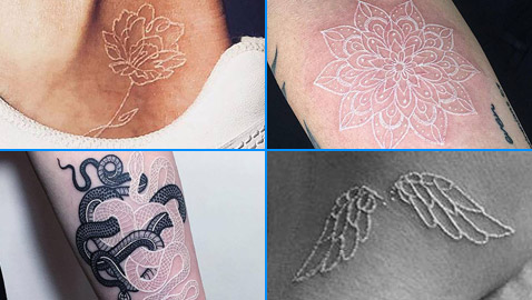 التاتو (الوشم) الأبيض موضة الموسم.. إليكم أفضل وأجمل التصاميم الرائعة