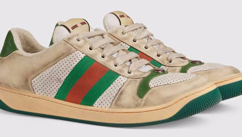 آخر صيحات الموضة: حذاء متسخ من غوتشي.. صور