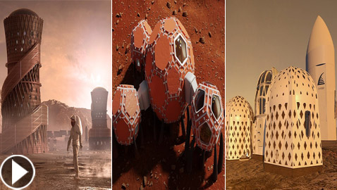 فيديو وصور: ناسا تكشف عن تصاميم لمنازل ومساكن للعيش على المريخ!