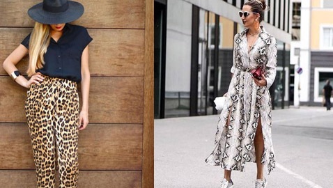 بالصور: جلود الحيوانات موضة ألوان أزياء صيف 2019