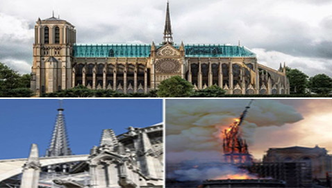صور: مهندس روسي يقترح تصميم معماري معاصر جديد لكاتدرائية نوتردام