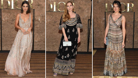أجمل وأبرز أزياء النجمات العالميات من دار ديور في المغرب