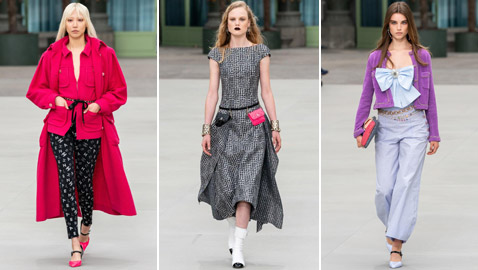 بالصور: أول عرض أزياء لدار شانيل بعد وفاة مؤسسها كارل لاغرفيلد