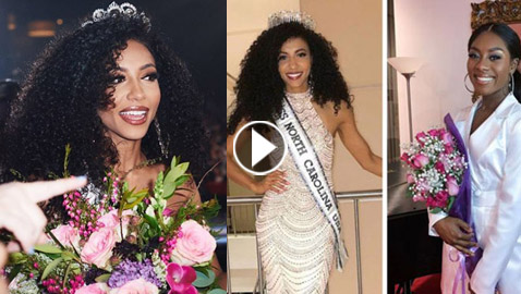 فيديو وصور: ذوات البشرة السوداء يهيمن على ألقاب الجمال في أمريكا