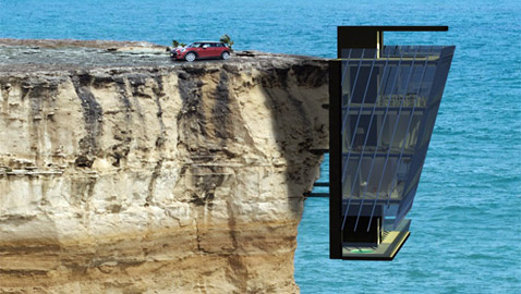 بالصور: منزل معلق في الهواء على جرف بأجمل إطلالة على البحر!