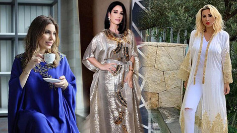 رمضان 2019: جلابيات من وحي اطلالة النجمات العربيات