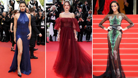 اطلالات عارضات الأزياء هي الأجمل والأكثر تميزا في مهرجان كان.. صور