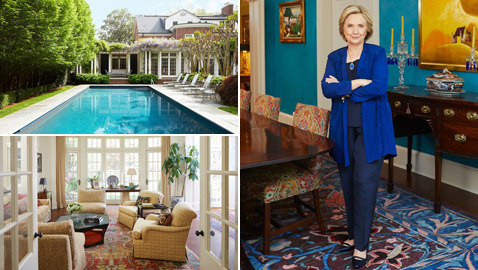 بالصور: ألقي نظرة داخل منزل هيلاري كلينتون وعائلتها في واشنطن