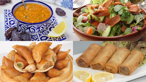 أطباق شهية تزين موائد العرب في الشهر الفضيل