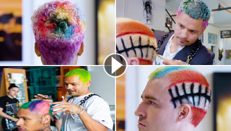 صبغات شعر بألوان لا تخطر على البال على يد مصفف شعر المشاهير