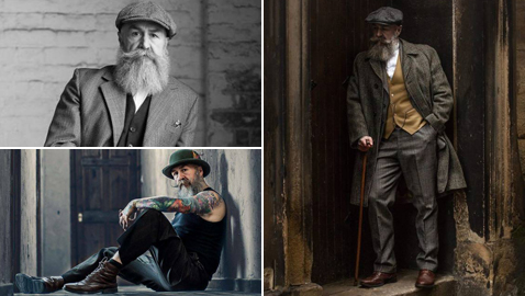 مجموعة صور لرجل خمسيني أصبح عارض أزياء بالصدفة!