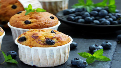 طريقة تحضير مافن البلوبيري الصحي الشهي والسهل