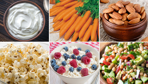 وجبات خفيفة تناولها خلال العمل في المكتب