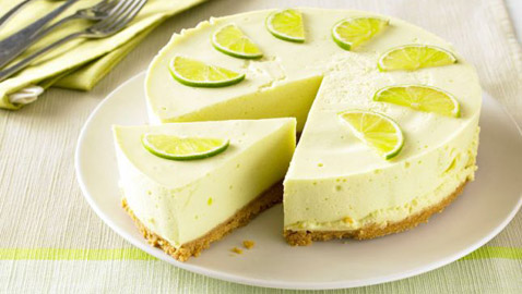 طريقة تحضير تشيز كيك بالليمون الأخضر