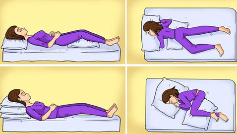 أفضل أوضاع النوم للسيطرة على آلام الظهر