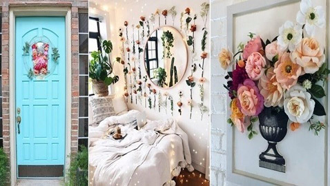 5 أفكار لتزيين المنزل بالأزهار الصناعية