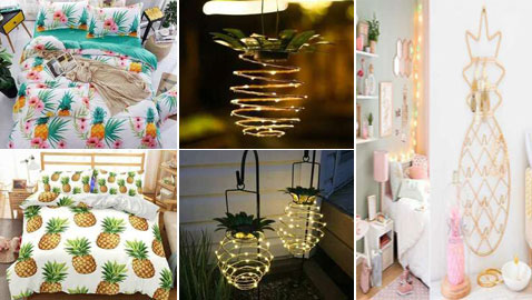 10 أفكار لديكور المنزل لعشاق الأناناس