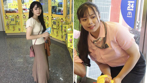 شابة تخسر 15 كغم عن طريق تناول الوجبات السريعة فقط! صور