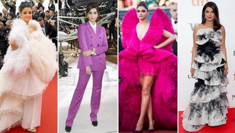 بالصور: نجمات بوليوود سرقن الأضواء بإطلالاتهن في مهرجانات 2019