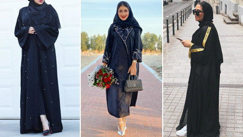 بالصور: أجمل العبايات السوداء موضة الموسم من الفاشينيستا المحجبات