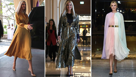 إيفانكا ترامب تخطف الأنظار في الإمارات بـ3 إطلالات مميزة ومحتشمة