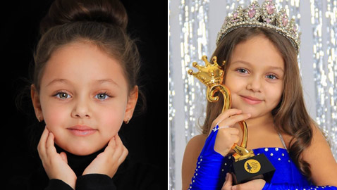 مصرية تفوز بتاج ملكة جمال أطفال روسيا.. (تيا حسن) أبهرت العالم