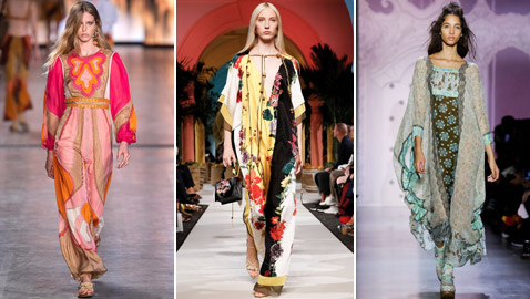 بالصور: قفاطين وجلابيات مطبعة موضة ربيع 2020 بحسب شكل الجسم