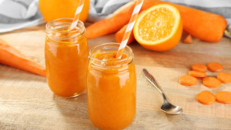 فوائد شرب عصير البرتقال والجزر خلال الحجر المنزلي
