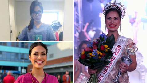 ملكة جمال إنجلترا تتخلى عن تاجها وتعود للعمل كطبيبة لمكافحة كورونا!