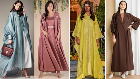 بالصور: موديلات عبايات وجلابيات ملونة موضة 2020 للحجر المنزلي