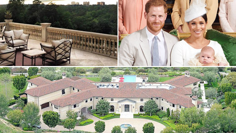 جولة داخل قصر الأمير هاري وميغان ماركل في لوس أنجلوس