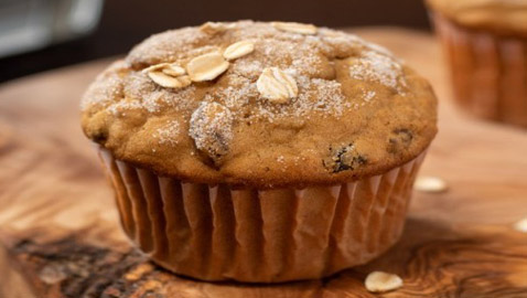 إليكم طريقة تحضير كب كيك الشوفان بالقرفة الصحي