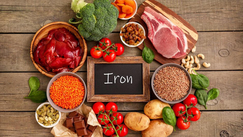 10 أغذية تحتوي على الحديد وأهم مصادره