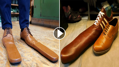 يصل إلى 75 سنتيمترا.. حذاء ضد فيروس كورونا لضمان التباعد الاجتماعي