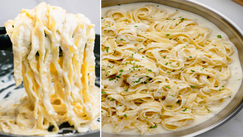 ألذ الأطباق الإيطالية: إليكم طريقة تحضير معكرونة فوتشيني ألفريدو