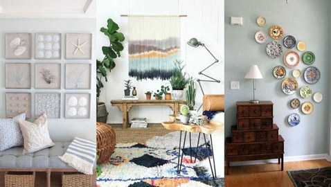 3 أفكار جديدة لديكور الجدران