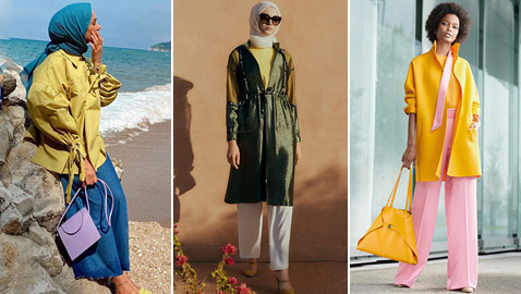 الأصفر الزعفراني والأزرق بينها.. أبرز ألوان الملابس النسائية لصيف 2020