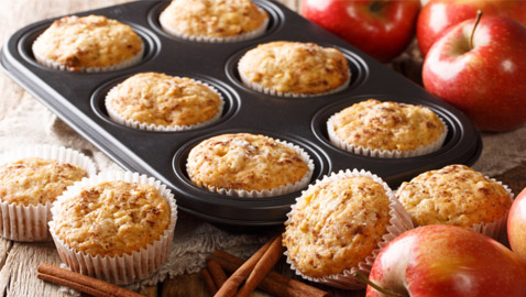 فطائر المافن بالتفاح.. وصفة لذيذة سريعة التحضير ومميزة لفصل الخريف