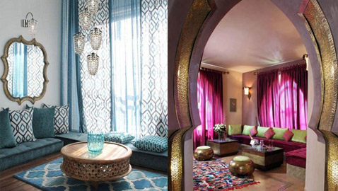 الطابع المغربي في التصميم الداخلي (صور)