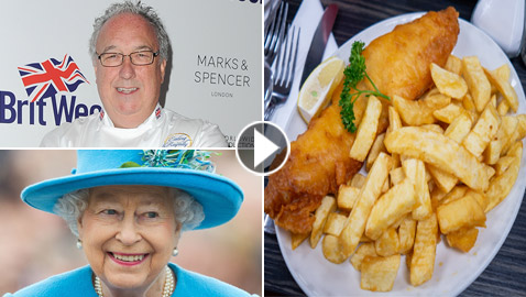 فيديو طباخ القصر يكشف سر طبق السمك والبطاطس الذي تعشقه الملكة إليزابيث