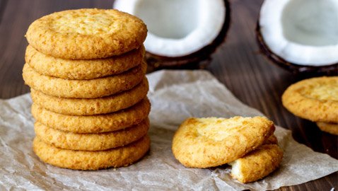 إليكم طريقة تحضير كوكيز جوز الهند اللذيذة والصحية خلال 5 دقائق