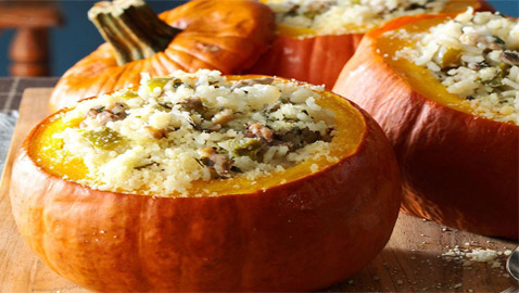 الطبق الأمثل في الهالوين.. إليكم طريقة تحضير الأرز باليقطين أو القرع