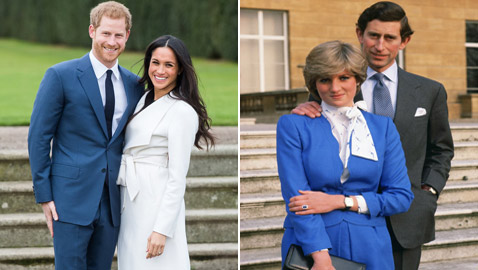 بالصور: أسرار تكشف للمرة الأولى عن إطلالات خطوبة الأميرات