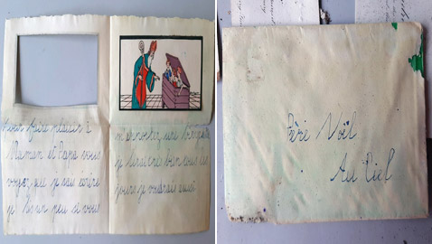 رسالة مختومة من 100 عام.. ماذا طلب طفل مهذب من بابا نويل؟