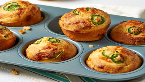 إليكم وصفة مافن الشيدر والهالبينو قليل السعرات الحرارية لحمية الكيتو