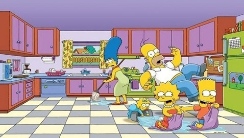 تصميم منزل مماثل لمنزل مسلسل سيمبسون