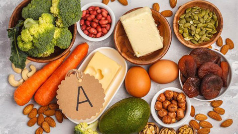 مواد غذائية غنية بفيتامين A